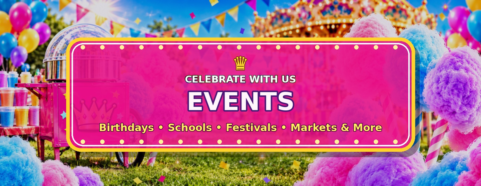 Colourful carnival Events banner